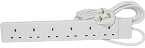 PIFCO 2m 6-Gang Extension Lead