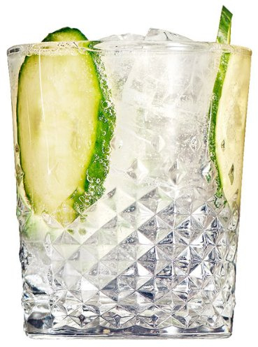 Libbey Carats Double Old Fashioned Glasses 12.3oz / 350ml - Set of 4 | Old Fashioned Tumblers, Cocktail Tumblers