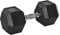 HOMCOM 17.5KG Single Rubber Hex Dumbbell Portable Hand Weights Dumbbell for Home Gym Workout Fitness