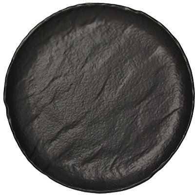 Saturnia Piatto Piano Gourmet CM.26 in Porcellana Nera Vulcania