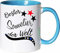 Mister Merchandise Becher Tasse Bester Somelier der Welt. Kaffee Kaffeetasse liebevoll Bedruckt Beruf Job Arbeit Weiß-Hellblau