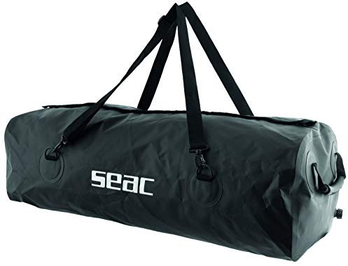 Seac U-Boot 100, Trockentasche zum Tauchen, perfekt für Lange Flossen, 95x31x25 cm, 100 Liter