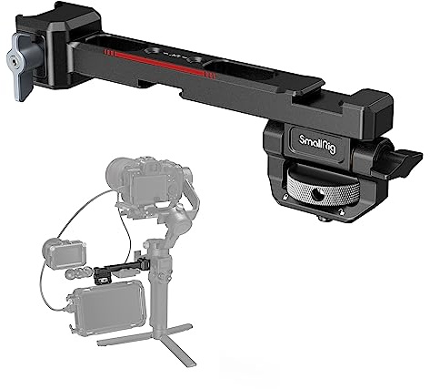 SMALLRIG Verstellbare Kamera-Monitorhalterung mit Schnellspanner NATO-Klemme, Kaltschuhhalterung, Anti-Dreh-Design für DJI RS 4 / RS 4 Pro/RS 2 / RSC 2 / RS 3 / RS 3 Pro/RS 3 Mini - 3026B