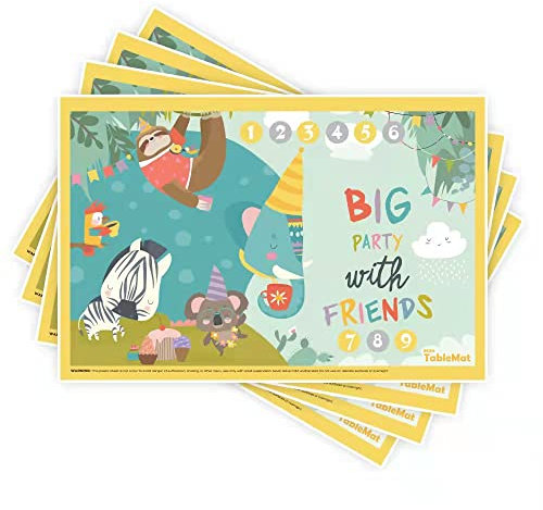 Einweg-Tischsets zum Aufkleben, 20 Stück, für Kinder und Babys, BPA-frei, umweltfreundlich, für Kleinkinder, sicher für Babys