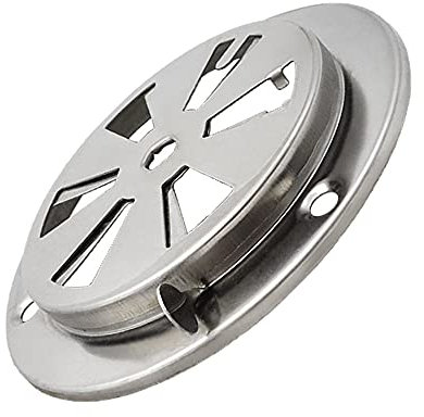 Adjustable Vent Grille Cover Louver Vent Cover Stainless Steel Dryer Vent 95mm Thermostat Exhaust Vent Dryer Damper Thermostat Can Ppen and Close Vehicle and Boat Accessories