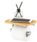 KES Toilettenpapierhalter mit Ablage Klopapierhalter Edelstahl SUS304 Klorollenhalter Papierhalter WC Rollenhalter Toiletten Papierrollenhalter Gebürstet, BPH220BA-2