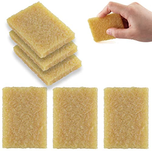6 Stück Kleberückstände,Radiergummi,Zement-Radiergummi, 70 x 50 mm, Skateboard-Reiniger,Schleifscheiben,Roller,Radiergummi,Reinigungswerkzeug zum Entfernen von Kleberückständen aus Papier,Kunststoff