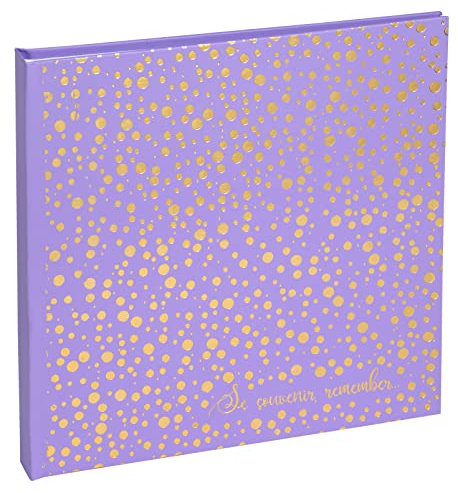 Exacompta 385E Trendiges Gästebuch Plum' Quadratisches Format 21x19 cm Kunstleder mit goldener Titelprägung Gästebuch und Goldschnitt 140 einfarbige weiße Seiten Farbe: Türkisgrün