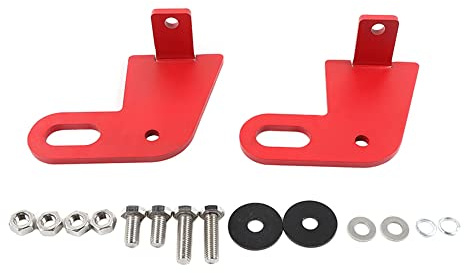 Barre di Traino per Suzuki Jimny Auto Paraurti Anteriore e Posteriore Bar Traino Gancio del Rimorchio Accessori per Suzuki Jimny 2019 2020 2021 2022 2023,Red-Rear Bumper