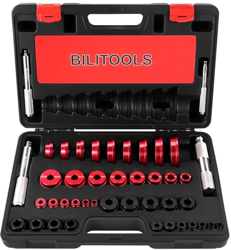 BILITOOLS Kit Presse Roulement 43 Pièces Métrique & SAE