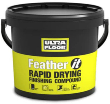 UltraFloor Feather It Rapid Drying Compound Floor Defects Levelling Repair 5kg