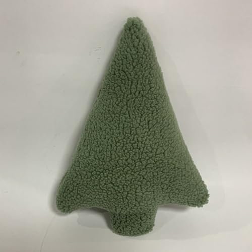 AaaozKjie Weihnachtskissen 21 X 30 cm Plüsch Kissenbezug Weihnachten Weihnachtsbaum Kissen Winter Zierkissenbezug Weihnachtsdeko Couch Wohnzimmer Deko Weihnachten Deko (C, One Size)