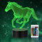 WUYOR LED Night Lights 3D Illusion Lamp, 16 Colours Football Lamp for Boys Kids Christmas Gifts Adults Changing Sleeping Lighting ​with Smart Touch Button with Remote Control