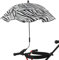 Quzente Kinderwagen Sonnenschirm, Tragbarer UV Schutz Kinder Sonnenschirm, Verstellbarer Baby Regenschirm Kinderwagen Sonnenschirm Mit Clip Für Fahrrad Rollstuhl Strandkorb