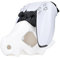 DLseego Mando Soporte Compatible con PS5/PS4 Xbox,Nuevo diseño Impresión 3D Animal Cráneo Juego Mango Montar Soporte Mando Accesorios Soporte Base,Blanco