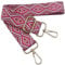 Verstellbarer Schultergurt für Taschen Rose, Taschengurte zum Wechseln, Taschengurt Breit mit Karabiner Gold, 80-130 cm Tragegurt Tasche für Damen Schulterriemen, Handtasche, 3.8cm, 1212