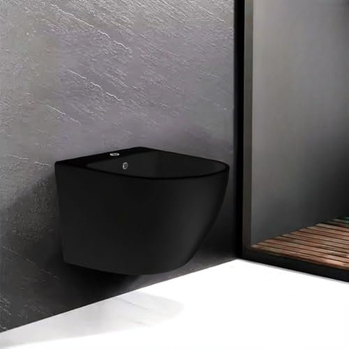 Toscohome Bidet sospeso moderno colore nero opaco