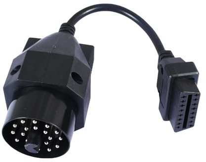 Dezanyc 20pin Adapter 20PIN to 16PIN Adapter OBD Cable Rund Use Für E36 E38 E39 E46 E53 X5 Z3