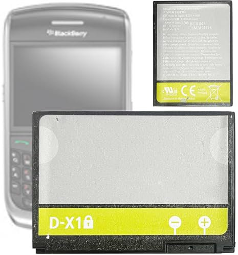 Aousavo D-X1 - Batteria di ricambio compatibile con BlackBerry Curve 8900 9630 Storm 2 9500 9520 9550 D-X1 BAT-17720-002