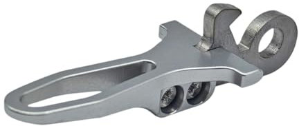 Perfeclan Bike Seat Post Clamp Hook for Seat Pole Clip, Lightweight for Seatpost Clamp Bolt, Bicycle Component, Seat Tube Clamp Hook, Silver