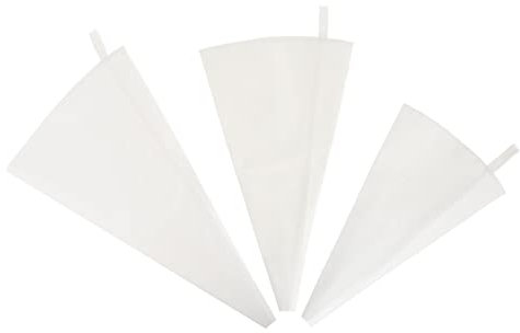 MAGICLULU 2 Sätze Polyester Baumwolle Planke Herstellung Kuchen Kamm Kuchen-Mix-pop Lieferungen Spritzbeutel Aus Baumwolle Taschen Bausätze Düsen Bausatz Weiß Kuchen Spritzbeutel 3 Stück * 2