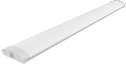 RealLED LED Anbauleuchte Feuchtraumleuchte Lugh, 26W/33W/40W/47W, versch. Lichtfarben, IP44, 150cm für Wand und Decke