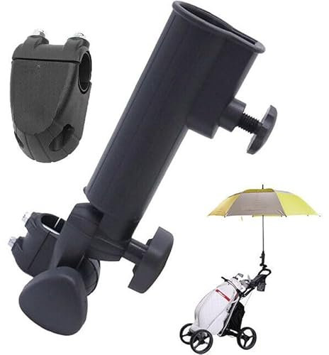 Golf Trolley Regenschirm Halter Stand für Powakaddy Motocaddy Universal Push Cart