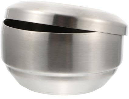 GRIRIW Ciotola per Insalata in Acciaio Ciotola per Snack e Dessert Contenitore Termico per Alimenti