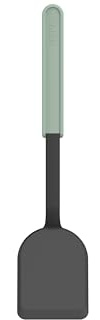 Mepal - Pfannenwender Chef it - Für antihaftbeschichtetes Kochgeschirr - Hitzebeständiges Silikon: bis zu 200°C - Spülmaschinengeeignet - Küchenutensilien - 32 cm - Nordic sage