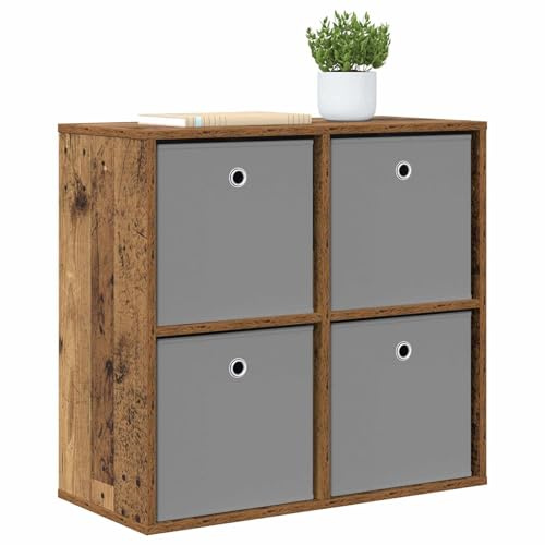 vidaXL Sideboard mit Schubladen Altholz 68,5 x 32 x 67 cm, Moderne Wohnzimmeraufbewahrung, robuste Möbel, große Regale, schicke Heimregale, funktionale Möbel zum Organisieren