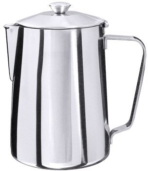 1x Kaffeekanne 2l aus Edelstahl 18/10, Kanne, Stahlkanne