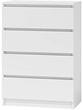 Selsey Kommode Highboard Sideboard Clio (Weiß)