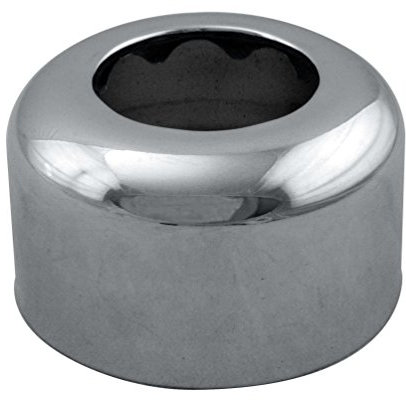 Westbrass R409-26 Flansch mit hohem Kastenmuster, poliertes Chrom