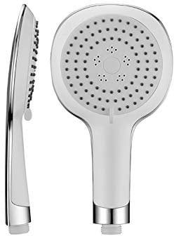Steinberg Serie 100 Kunstoff Handbrause 3-Fach verstellbar, 117 x222 mm, weiß - Chrom - 1001656