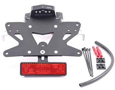 MG Biketec Kurzes Heck - Kennzeichenträger - Kennzeichenhalter geeignet für Yamaha MT-07 ab 2014 (172x167mm)