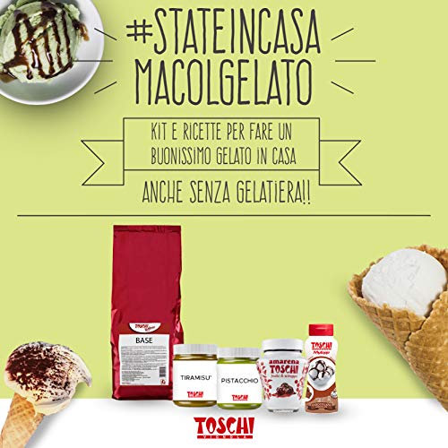 PREPARATO PER GELATO FATTO IN CASA SENZA GELATIERA - PISTACCHIO TIRAMISU' FIORDILATTE