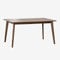 SKLUM Rechteckiger Esstisch aus Holz (150x90 cm) Kerhen Braun Dark