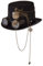 GRACEART Unisex Steampunk Hut Steampunk Zylinder Hut für Männer oder Frauen (DE/NL/SE/PL, Alphanumerisch, M, Style-15)