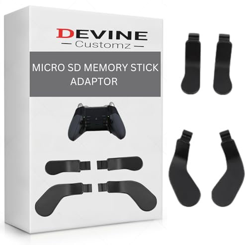 Xbox One Elite Controller Series 2 Back Paddle Button Replacement Set Black