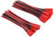 UMTMedia® 20 Pairs JST Plug and Socket connectors RC Li-Po Battery leads 2P Red and Black Wire UK (20 Male + 20 Female)
