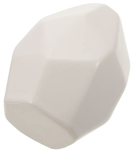 YARNOW Vase Aux Multiples Facettes Vase en Verre Ancien De Table Décoratif Fleur Grands Ornements Blancs Unique Grand Récipient en Verre Blanche Céramique Miniature Bougie