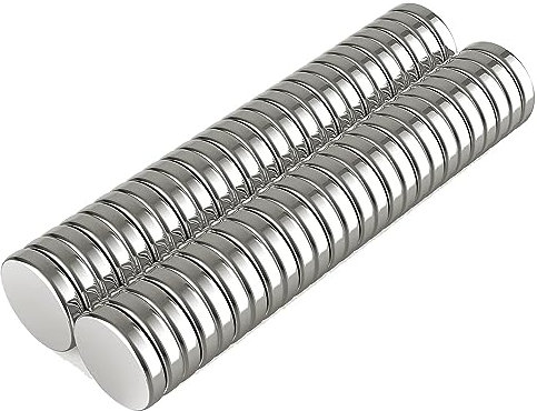 Magnetpro 50 Stück Magnete 5x1mm Mini Magnete für Präsentation, Magnettafeln