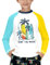 Jungen Langarm UV Shirt UPF 50+ Sonnenschutz Schnelltrocknend Rundhals Rashguard Beach Violett 130