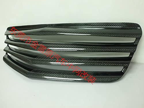 Auto Front Kühlergrille für Mercedes Benz E-Class W211 2007 2008 2009,ABS Kühlergrill Front Motorhaube Kühlergrill Auto Grill Dekoration Zubehör,A/Carbonfiber