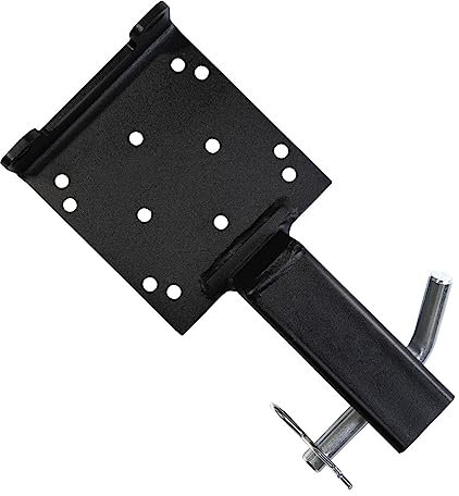 lifgarfe Placa de montaje universal de cabrestante de remolque con receptor de 2 pulgadas para ATV UTV