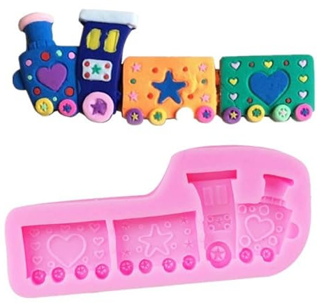 Fondant Formen Silikon Stück Fondant Silikonform Zug Schokolade Fondant Kuchen Dekoration