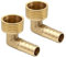 YDHfdc 2 Piezas Connector de Manguera de Lengüeta de Latón Codo de 90 Grados 1/2 Manguera Cola Barb Connector Para Agua, Combustible, Aire (10 mm)