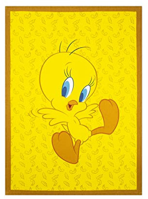 Excelsa Tweety Geschirrtuch, 100% Baumwolle, 70 x 50 cm, mit Öse