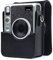 Retro Soft Mini Camera Case Bag for Instax Mini EVO Camera Case Lightweight PU Leather Cover with Shoulder Strap (Black)