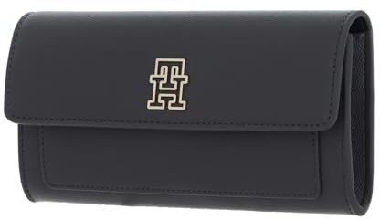Tommy Hilfiger TH Timeless Large Flap Wallet Grey Line
